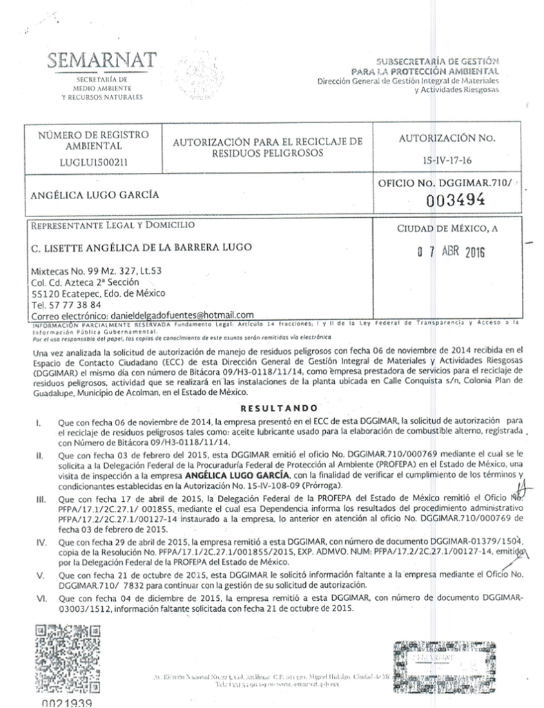 permiso reciclado